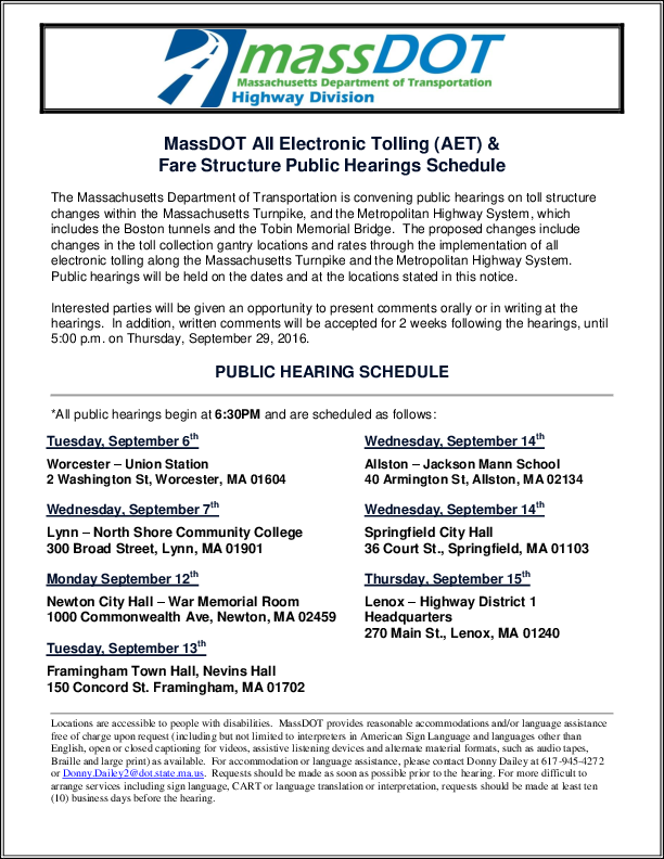 Massdot Highway Division Organization Chart