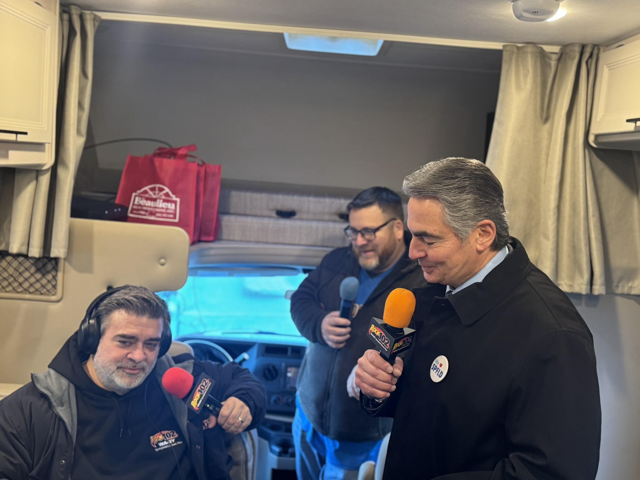 Mayor Sarno joins Bax and Nagle from Rock 102 to Kick Off Annual