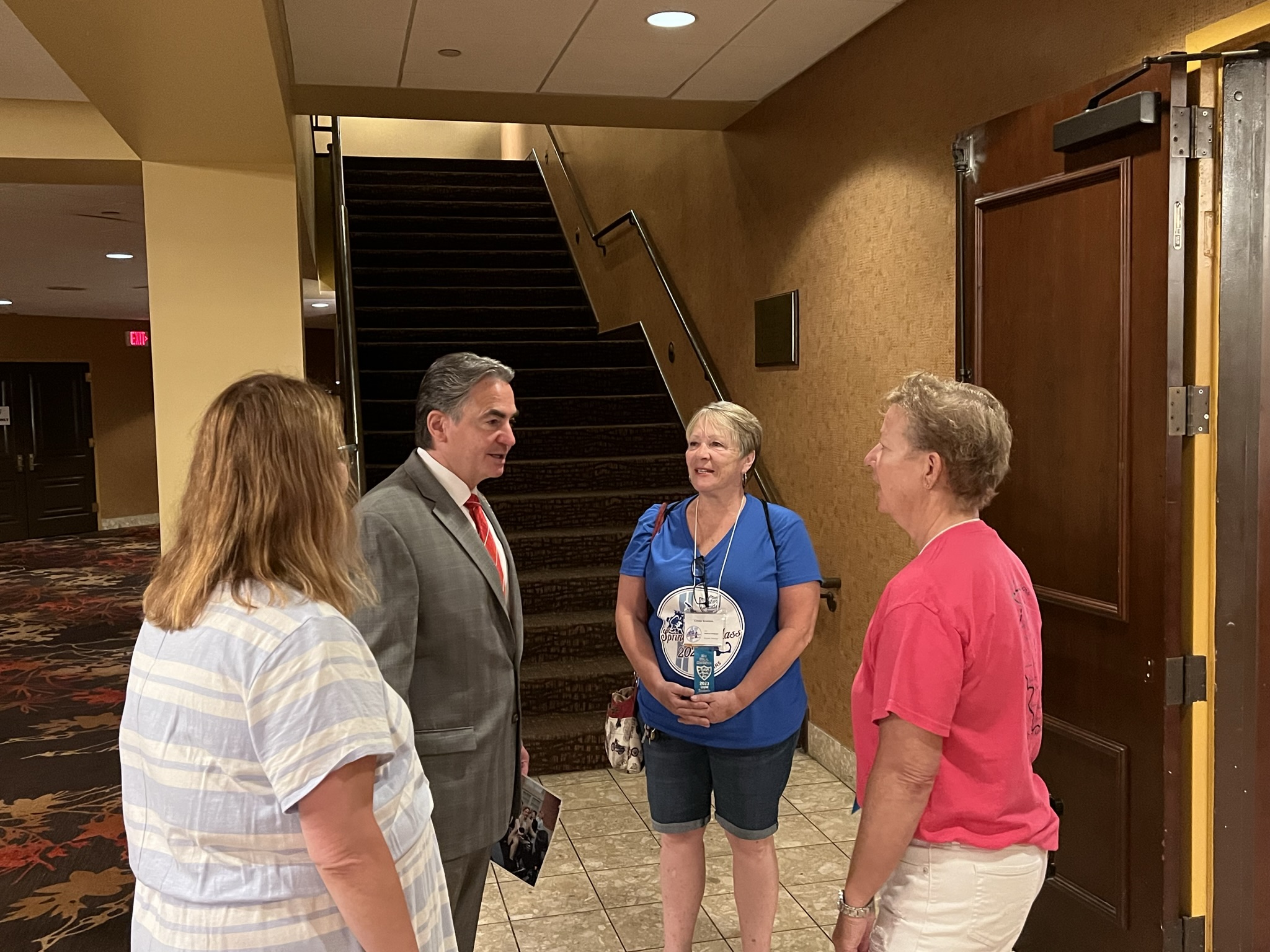 Mayor Sarno and Brings Greetings at Motor Maids Convention
