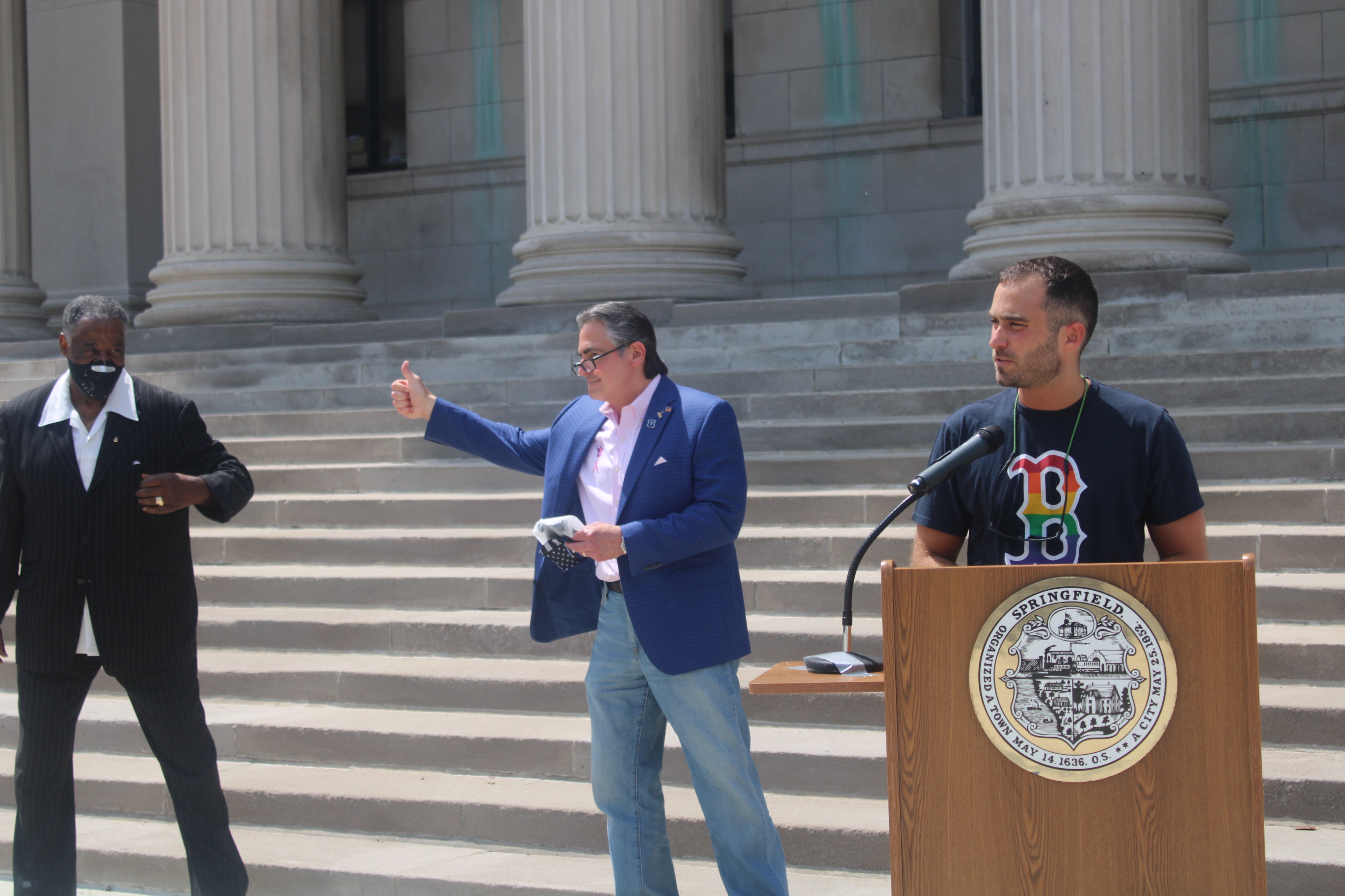 City of Springfield Raises Pride Flag for LGBTQ Pride Month City of