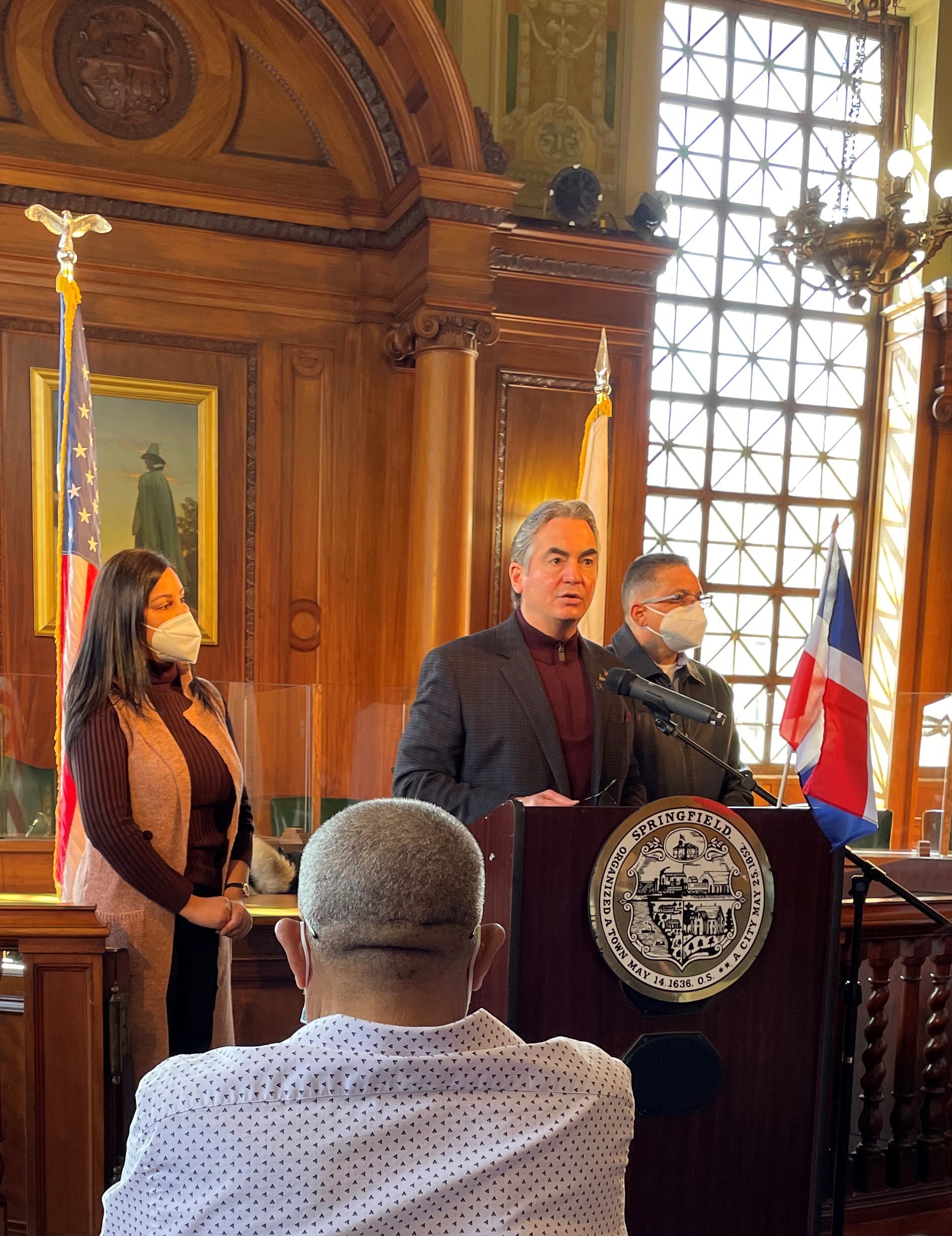 Mayor Sarno and City Officials Joined with Springfield Dominican