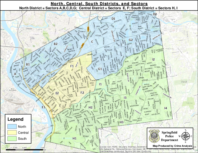 District and Sector Map