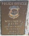 William Berte plaque