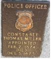 Thomas Miller plaque