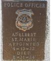 Adelbert St. Marie plaque