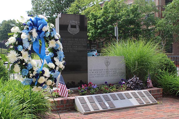 Ambrose Memorial with wreath
