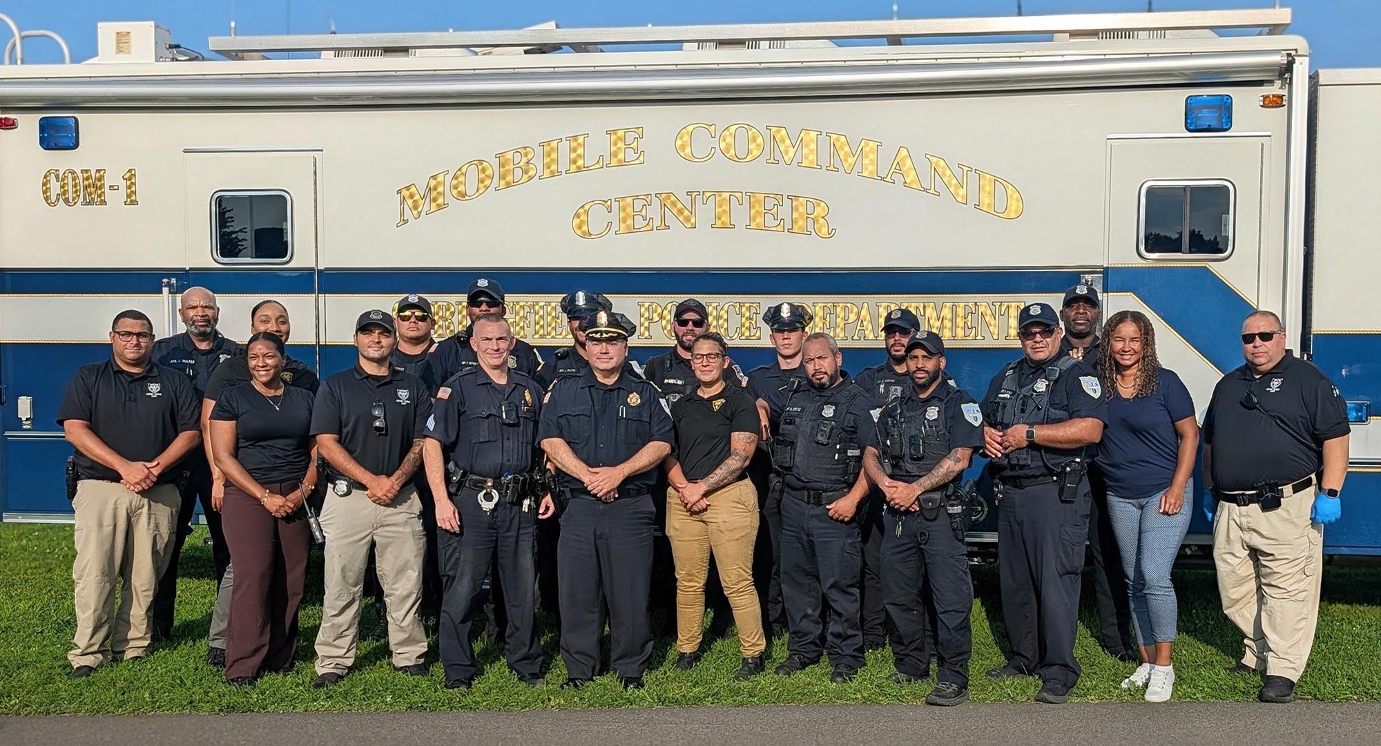 Mobile Command Center team with Deputy Kane
