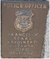 Francis Sears plaque